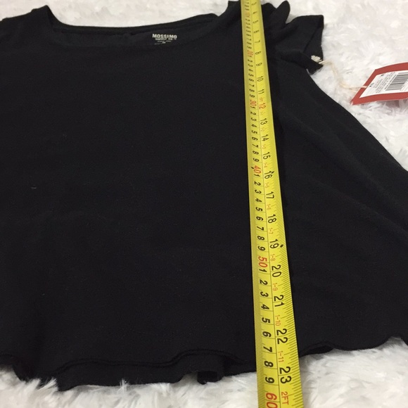 Mossimo Supply Co. Two Black T Shirts Sz XS - Picture 6 of 8